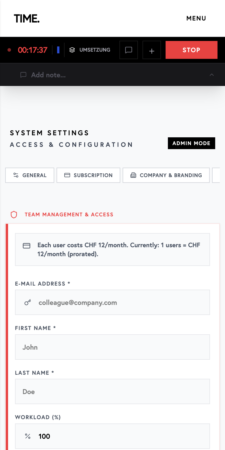 Capture receipts together.